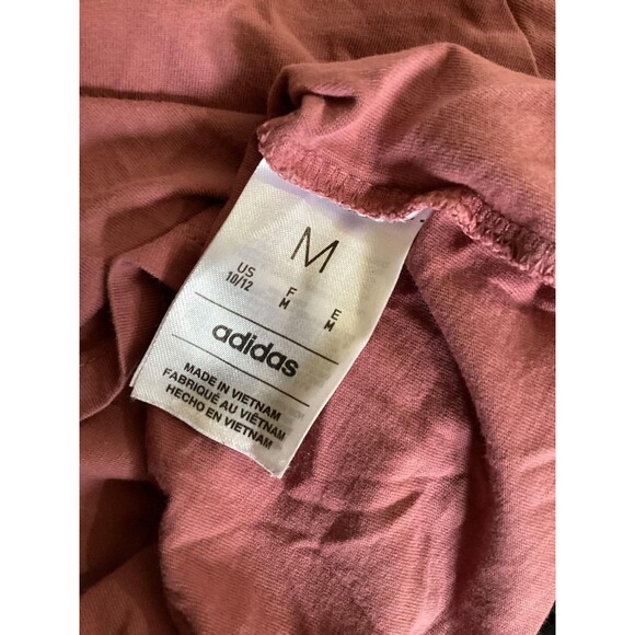 Adidas Shirt Youth Medium 10/12 Pink Crop Soccer Floral Graphic Short Sleeve - Picture 6 of 7